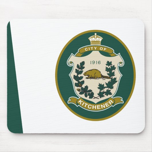 Tapis De Souris Drapeau de Kitchener (Ontario, Canada) (Devant)