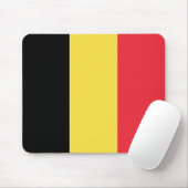 Tapis De Souris Drapeau de la Belgique (Avec souris)