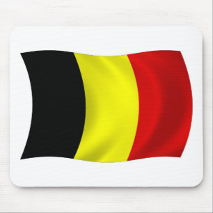 Tapis de souris Drapeau de la Belgique