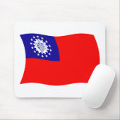 Tapis de souris Drapeau de la Birmanie (Avec souris)