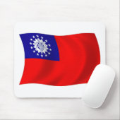 Tapis de souris Drapeau de la Birmanie (Avec souris)