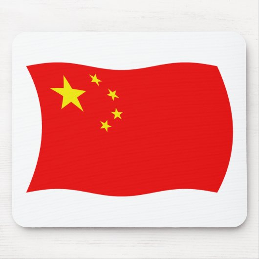 Tapis de souris Drapeau de la Chine (Devant)