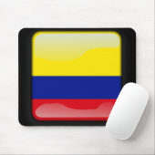 Tapis De Souris Drapeau de la Colombie (Avec souris)