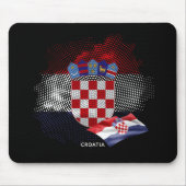 Tapis De Souris Drapeau de la Croatie (Devant)