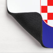 Tapis De Souris Drapeau de la Croatie (Coin)