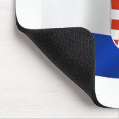 Tapis de souris Drapeau de la Croatie (Coin)