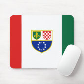 Tapis De Souris Drapeau de la Fédération de Bosnie (Avec souris)