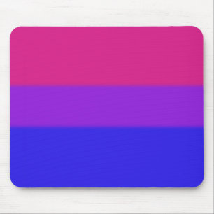 Tapis De Souris Drapeau de la fierté bisexuelle tombée