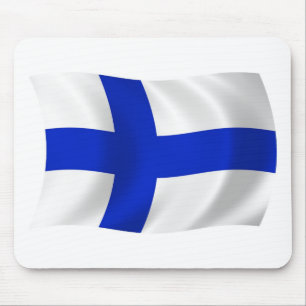 Tapis de souris Drapeau de la Finlande