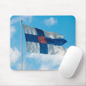 Tapis De Souris Drapeau de la Finlande (Avec souris)