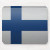 Tapis De Souris Drapeau de la Finlande. (Devant)