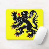 Tapis De Souris Drapeau de la Flandre (Avec souris)