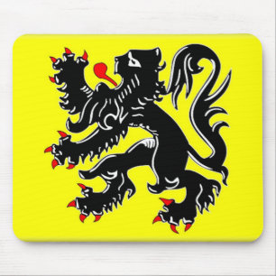 Tapis De Souris Drapeau de la Flandre