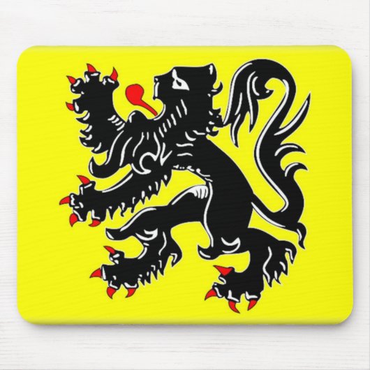 Tapis De Souris Drapeau de la Flandre (Devant)