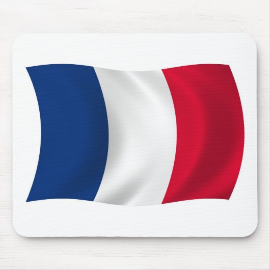 Tapis de souris Drapeau de la France (Devant)