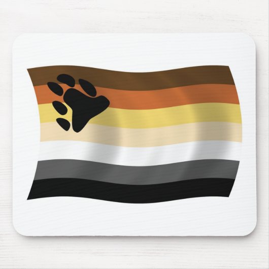 Tapis de souris Drapeau de la Fraternité de l'Ours (Devant)