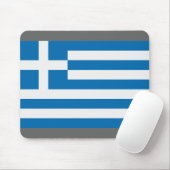 Tapis De Souris Drapeau de la Grèce (Avec souris)