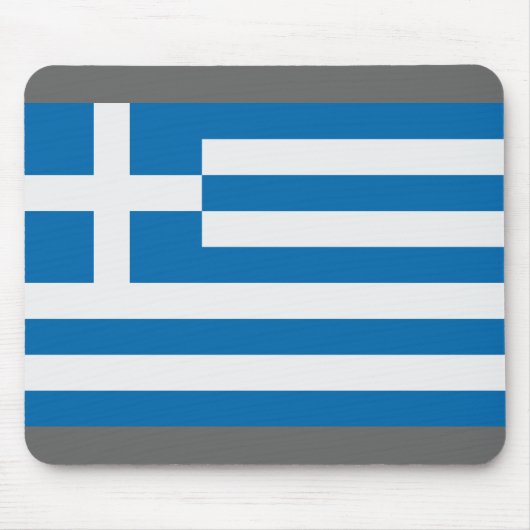 Tapis De Souris Drapeau de la Grèce (Devant)