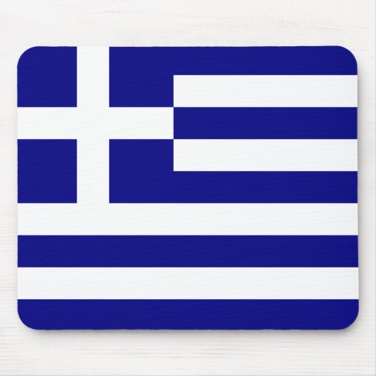 Tapis De Souris Drapeau de la Grèce (Devant)