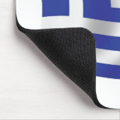 Tapis de souris Drapeau de la Grèce (Coin)