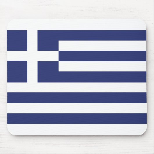 Tapis De Souris Drapeau de la Grèce (Devant)