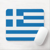 Tapis De Souris Drapeau de la Grèce (Avec souris)