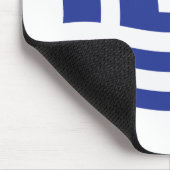 Tapis de souris Drapeau de la Grèce (Coin)