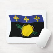 Tapis de souris Drapeau de la Guadeloupe (Avec souris)