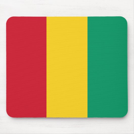 Tapis De Souris Drapeau de la Guinée (Devant)