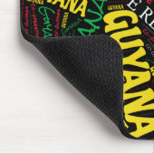 Tapis De Souris Drapeau de la Guyane couleurs Patriotique (Coin)