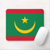Tapis De Souris Drapeau de la Mauritanie (Avec souris)