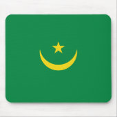 Tapis De Souris Drapeau de la Mauritanie (Devant)
