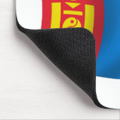 Tapis de souris Drapeau de la Mongolie (Coin)