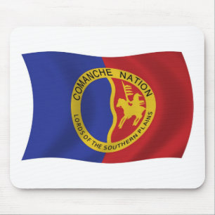 Tapis De Souris Drapeau de la nation Comanche Mousepad