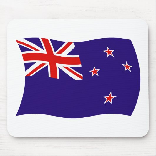Tapis de souris Drapeau de la Nouvelle-Zélande (Devant)