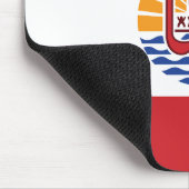Tapis De Souris Drapeau de la Polynésie française (Coin)