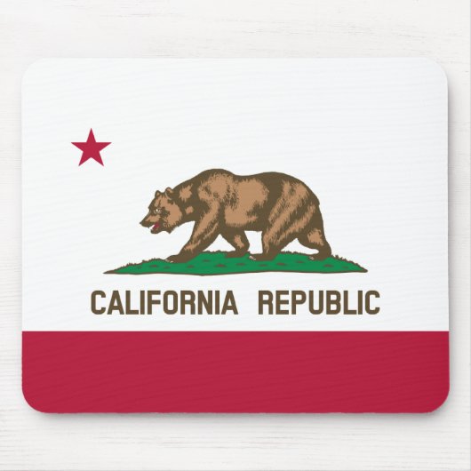 Tapis De Souris Drapeau de la République de Californie standard So (Devant)