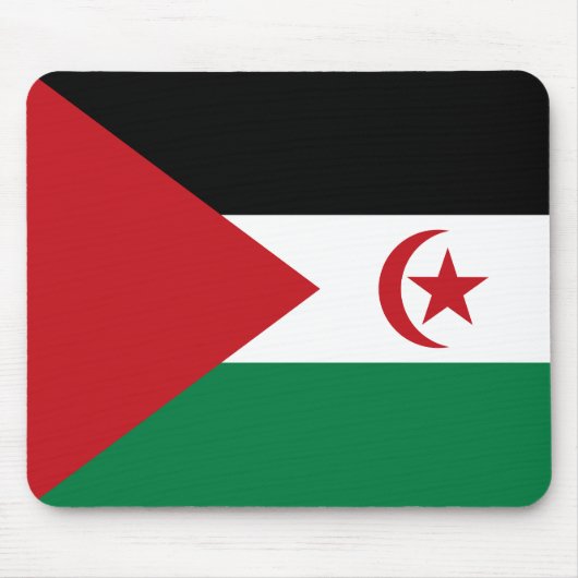 Tapis De Souris Drapeau de la République démocratique arabe sahrao (Devant)