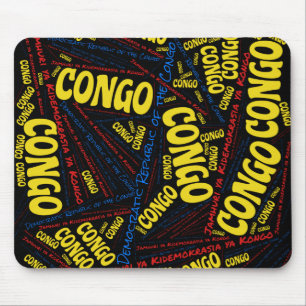 Tapis De Souris Drapeau de la République démocratique du Congo