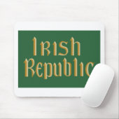 Tapis De Souris Drapeau de la République d'Irlande (Avec souris)