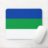 Tapis De Souris Drapeau de la République Komi (Avec souris)