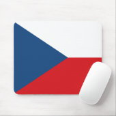 Tapis De Souris Drapeau de la République tchèque (Avec souris)