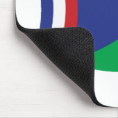 Tapis de souris Drapeau de la Réunion (Coin)