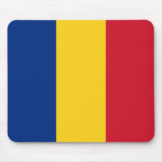 Tapis De Souris Drapeau de la Roumanie (Devant)