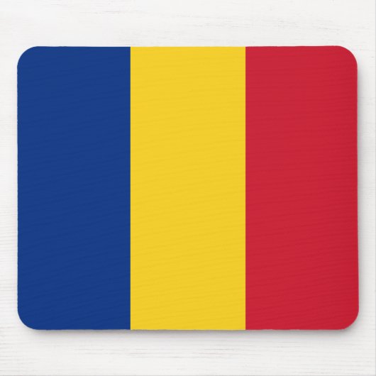 Tapis De Souris Drapeau de la Roumanie (Devant)