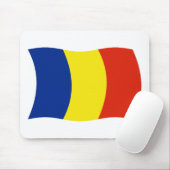 Tapis de souris Drapeau de la Roumanie (Avec souris)