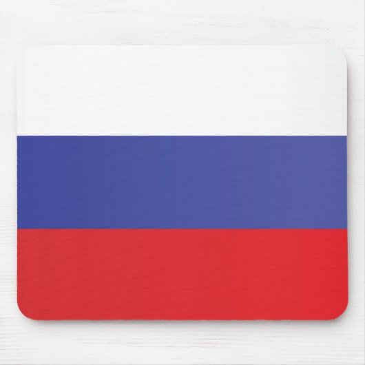 Tapis De Souris Drapeau de la Russie (Devant)