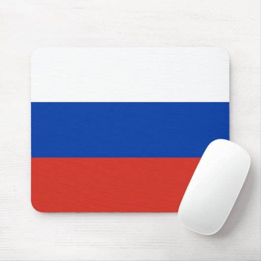 Tapis De Souris Drapeau de la Russie (Avec souris)
