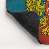 Tapis De Souris Drapeau de la Russie qui flotte (Coin)