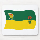 Tapis De Souris Drapeau de la Saskatchewan Mousepad (Devant)